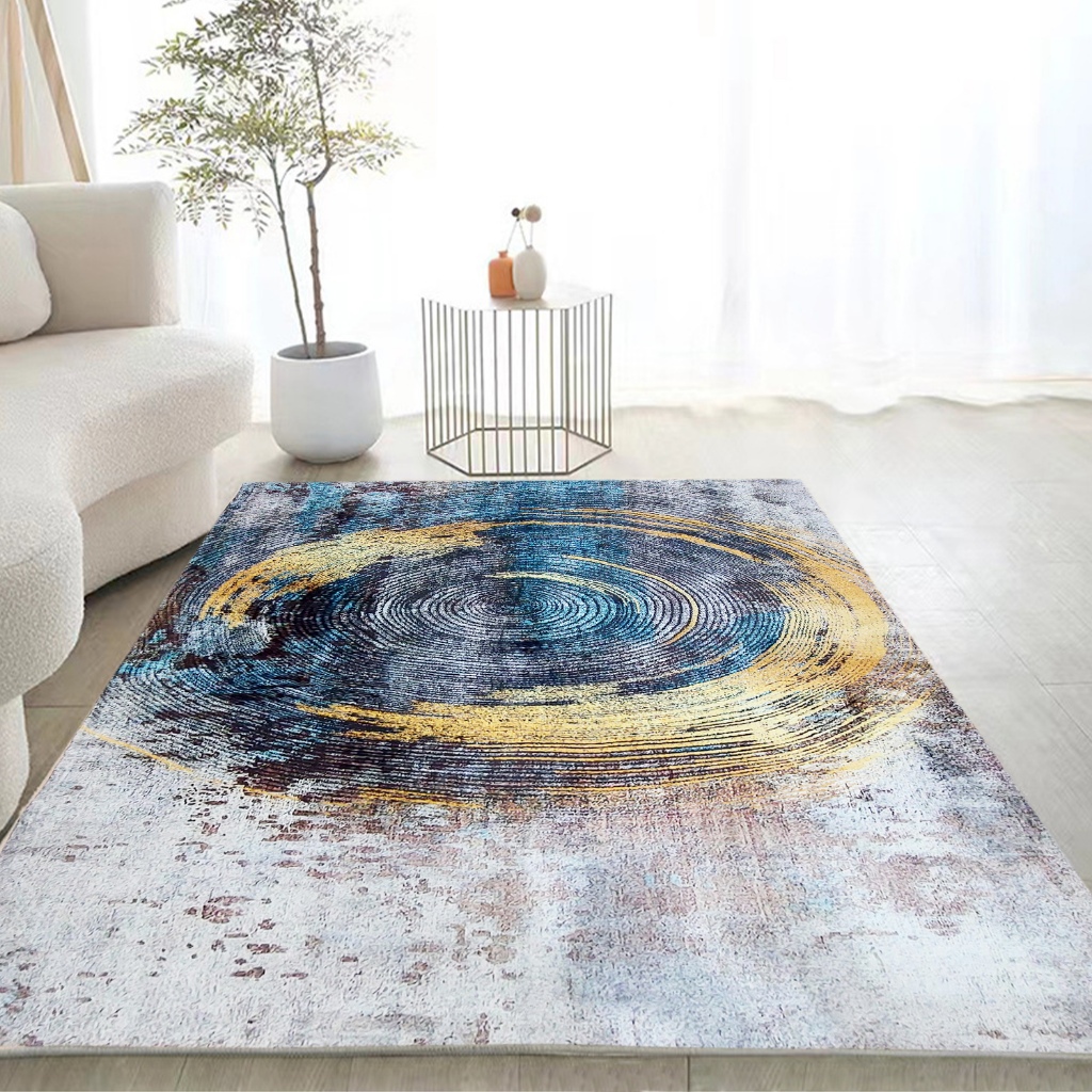 Baru Karpet Lantai Turkey Karpet Permadani Bahan Polyester Tebal Karpet Malaysia 150 Cm X 200 Cm -