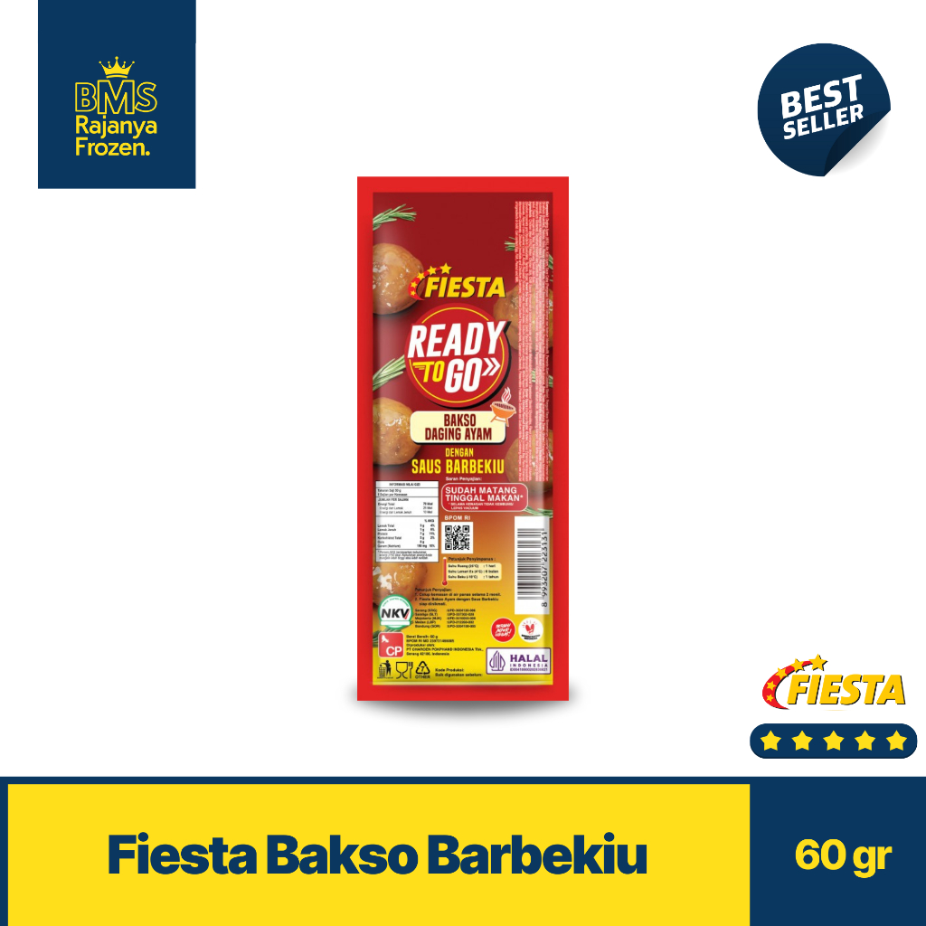 Fiesta Ready To Go Bakso Barbekiu 60gr