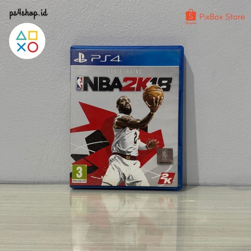 BD Kaset NBA 2K18 PS4 Second Bekas Original | Game Basket 2018 NBA2K18 Kyrie Irving PlayStation