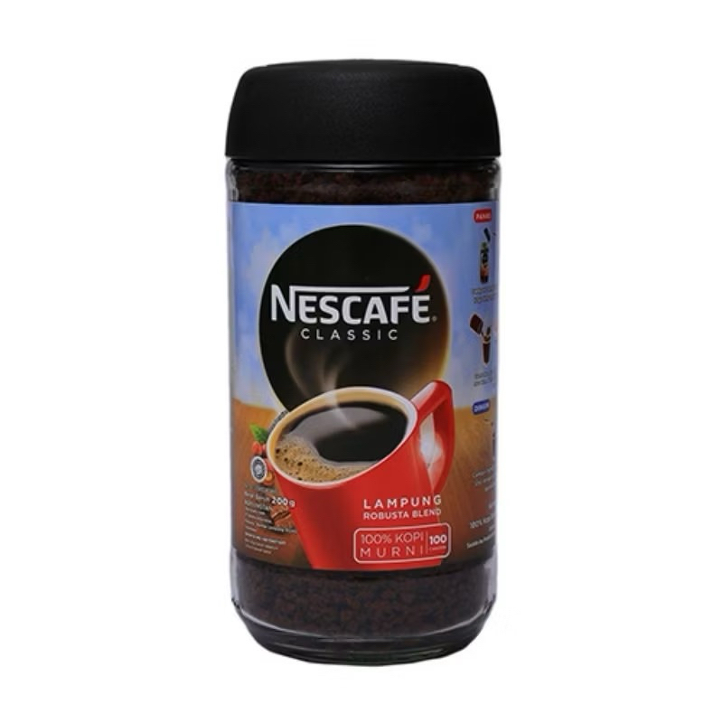 

NESCAFE Classic Kopi Instan Kopi Hitam 200 gr