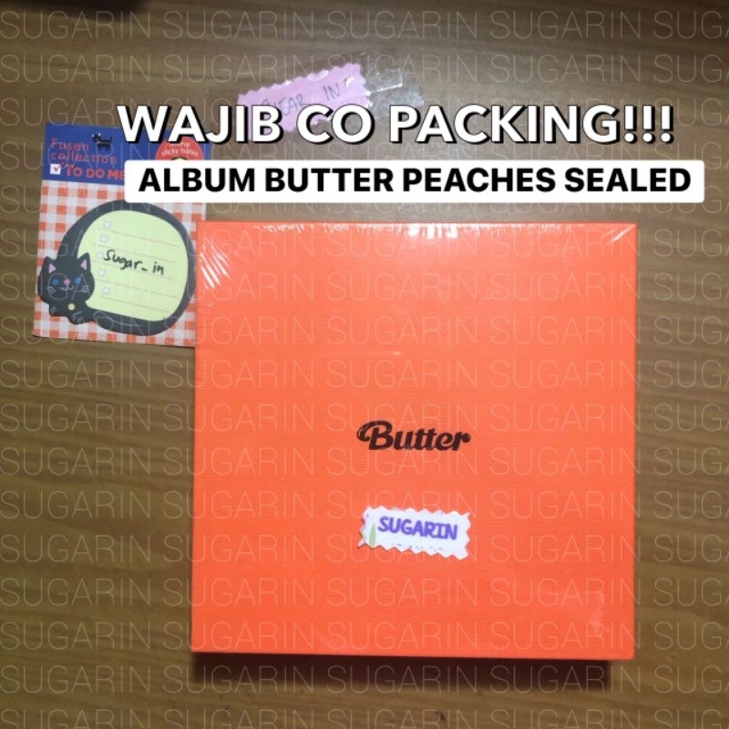 [READY STOCK] OFFICIAL ALBUM BTS BUTTER PEACHES CREAM UNSEALED RPC RM JIN SUGA JHOPE JIMIN V JUNGKOO