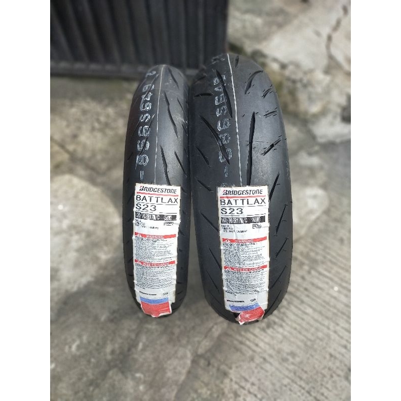 BAN BATTLAX BRIDGESTONE S23 120/70-17 & 160/60 BAN NINJA250 CBR R25 R15