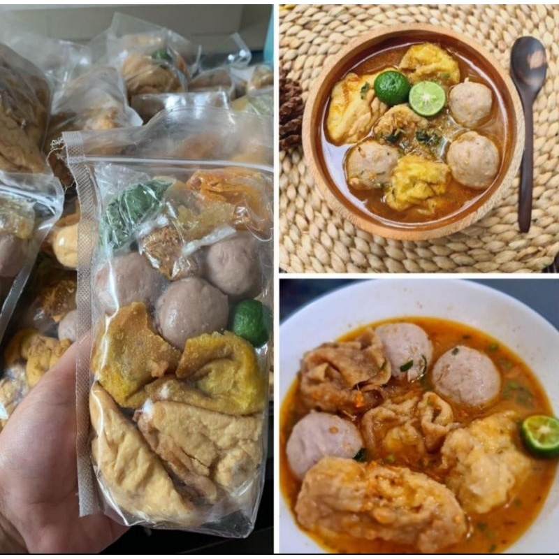 

Frozen Bandung cuanki bakso lengkap bumbu