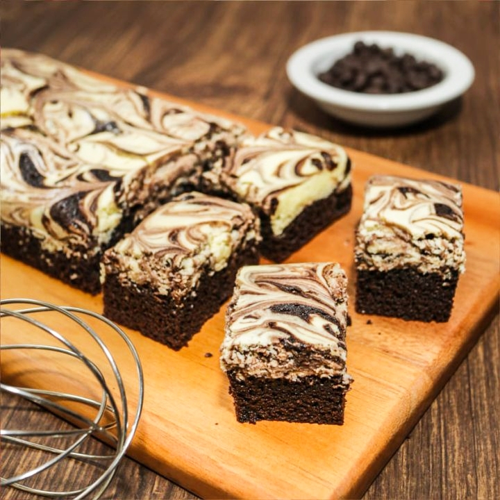 

Choco cheese brownies