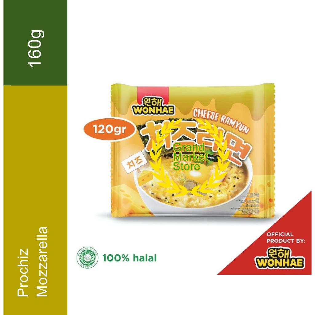 

Mujigae by Wonhae Cheese Ramyun 120g Mi Instan Rasa Keju Korea 120 gram Mujigae Mi Korea