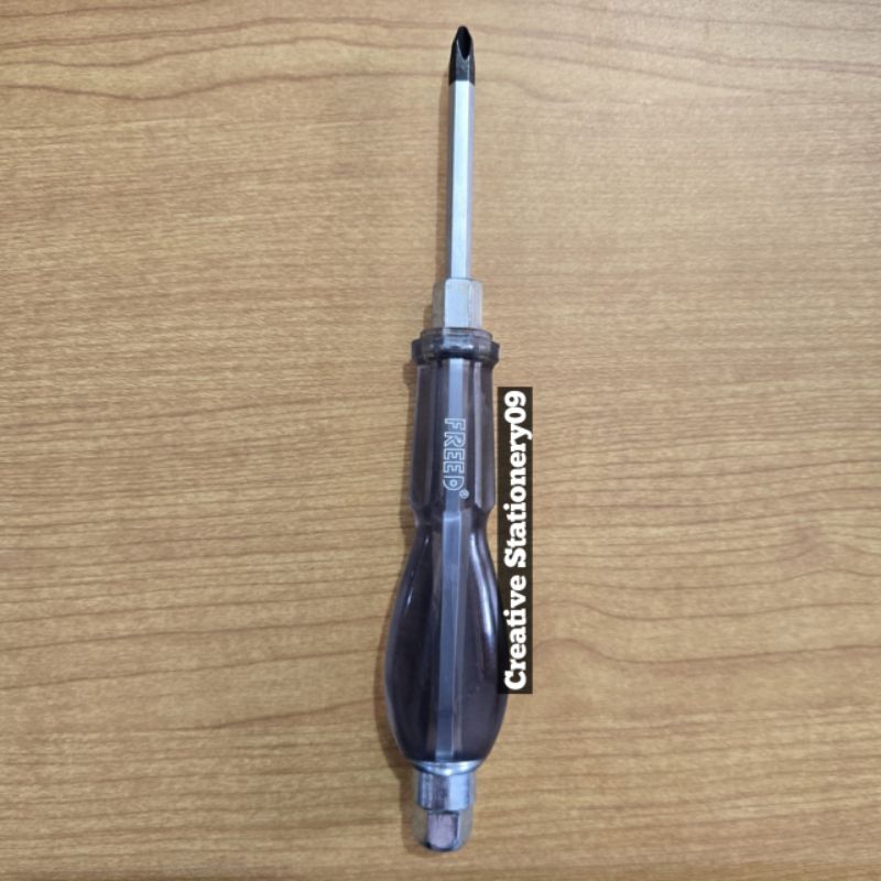 Obeng Ketok Plus Transparan 4” Freed / Obeng Getok + Freed 4” Inch