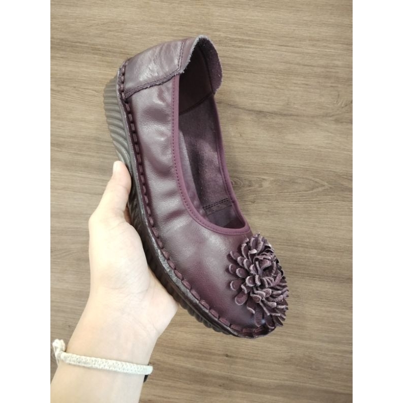 SEPATU KULIT POLLUX/SEPATU FLAT KEKINIAN POLLUX BB068