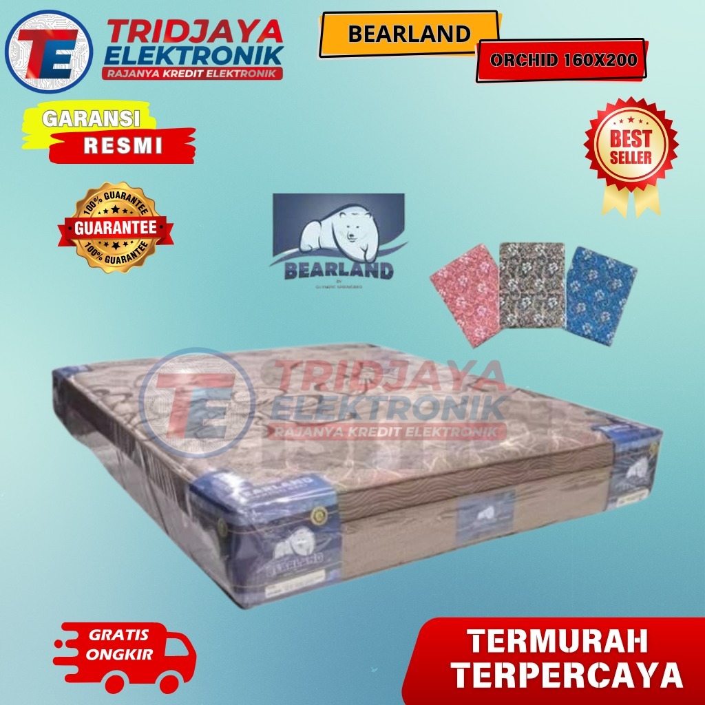 Kasur Matras Bearland Senter Beruang Tidur Orchid Termurah