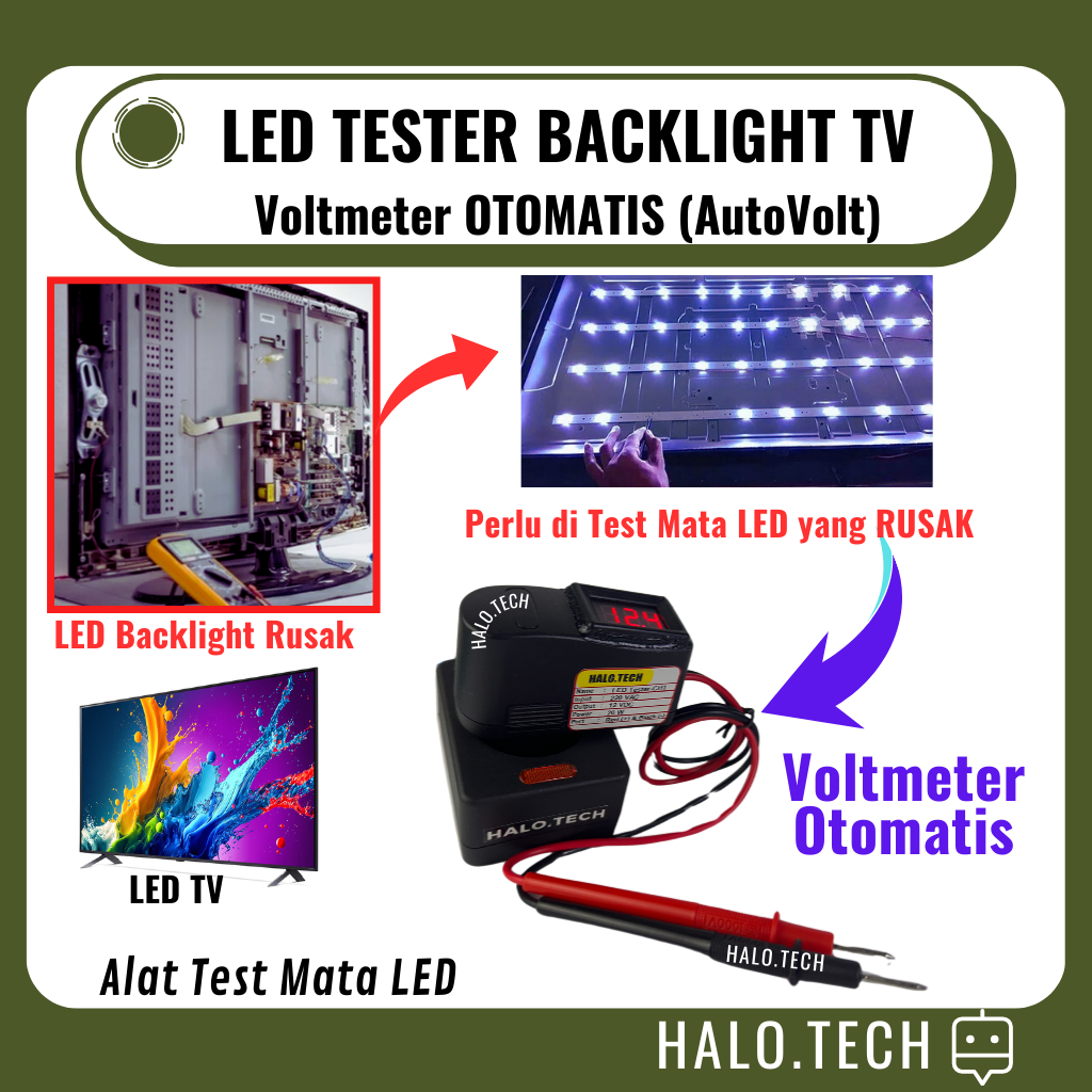 LED Tester LED Lampu TV Backlight Otomatis Auto Volt Otomatis
