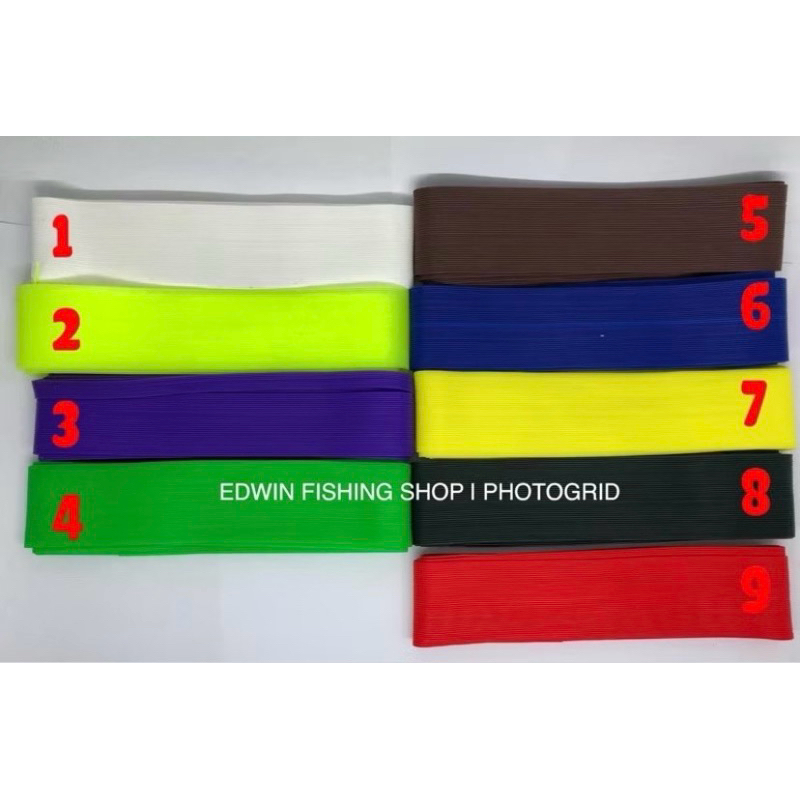 AKSESORIS PANCING SKIRT BULAT untuk Soft Frog / Spinner / Buzzbait 1 meter x 3cm