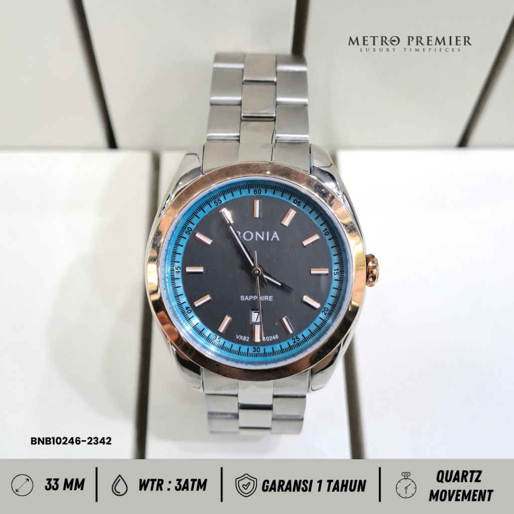 Jam Tangan Bonia Wanita BNB10246-2342 BNB 10246 - 2342 Analog Stainless Steel Original & Garansi Res