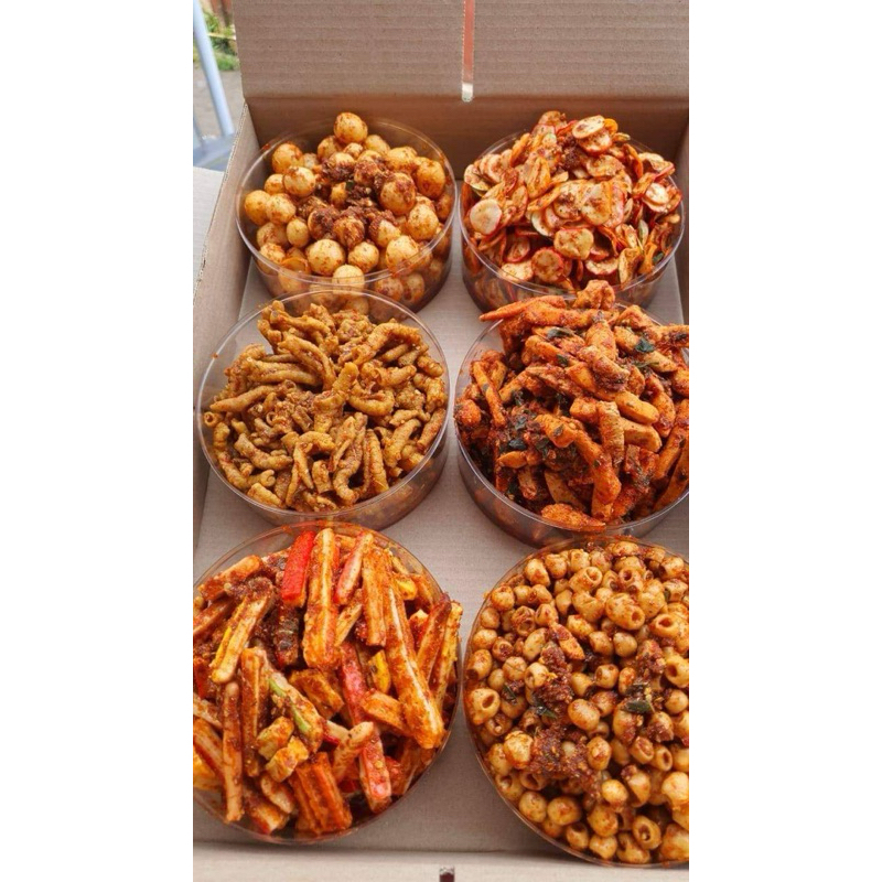 PAKET PEDAS CEMILAN/CEMILAN KERING PEDAS