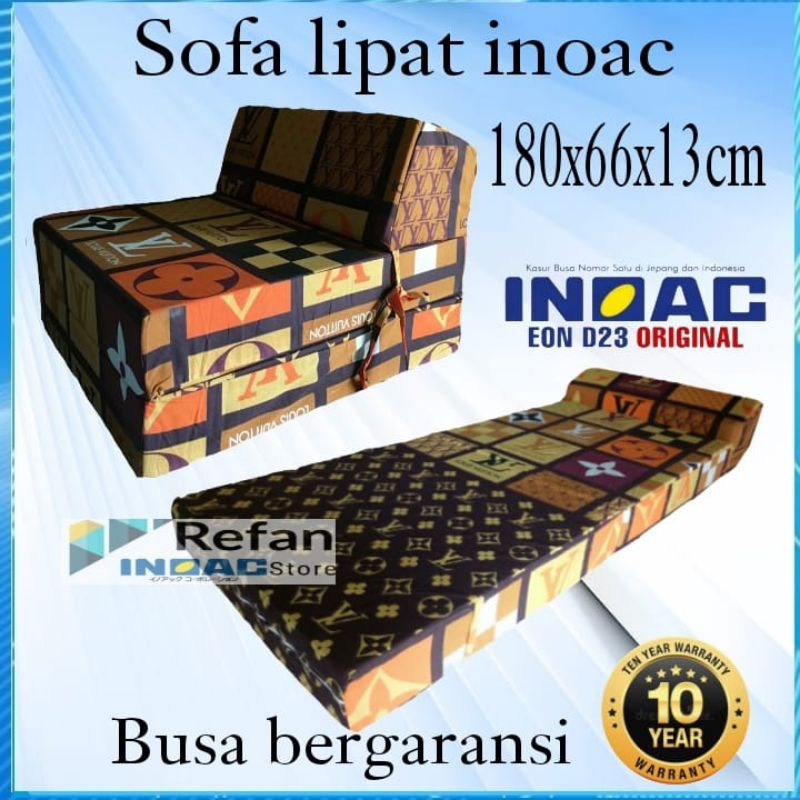 sofa lipat busa inoac/sofa lipat inoac anak/sofa lipat standar