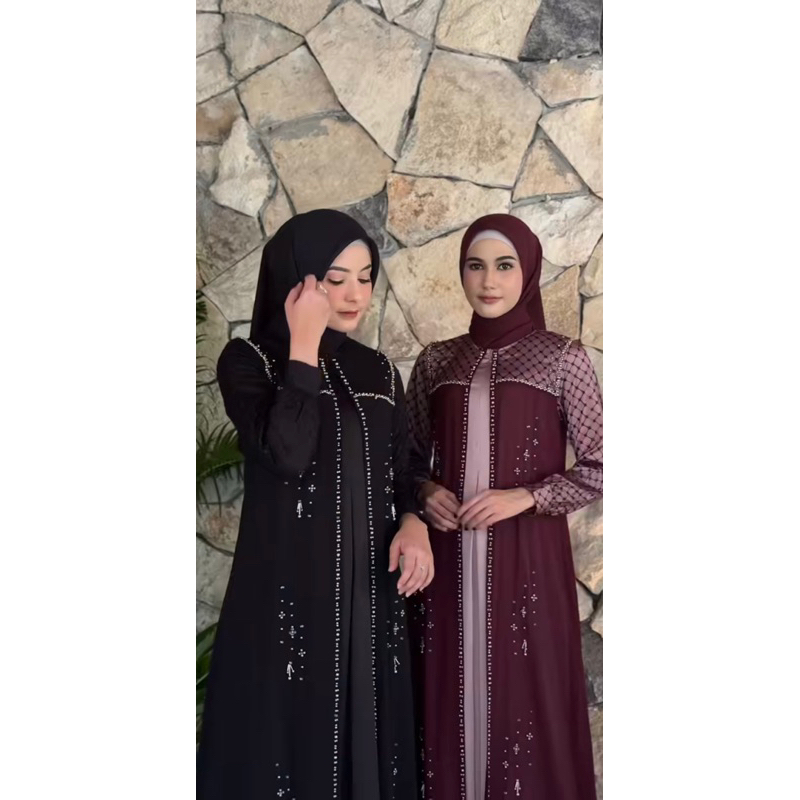 Maureen Dress by Javina Official (Black ukuran M & XL)