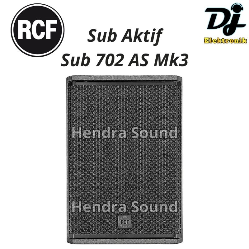 RCF ● SUB 702 AS Mk 3 / SUB702 AS Mk3 - Speaker Subwoofer Aktif 12 inch (ORI ITALY)