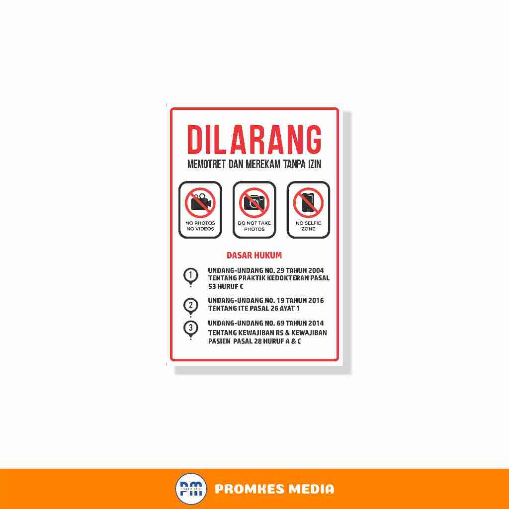 

Dilarang Memotret : Dilarang Merekam