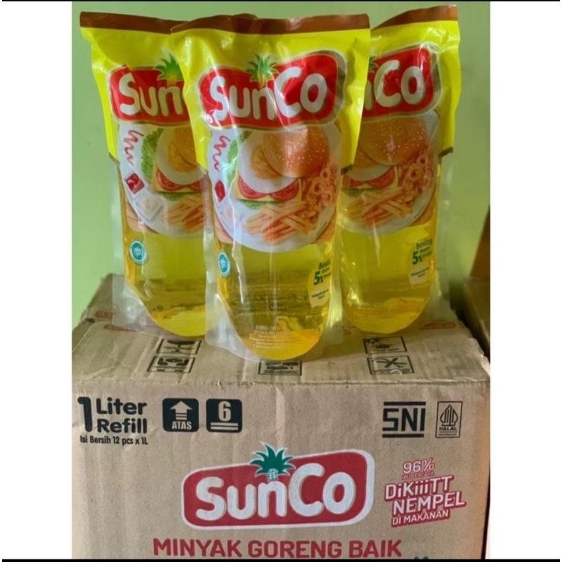 

Minyak goreng 2 liter/1Liter