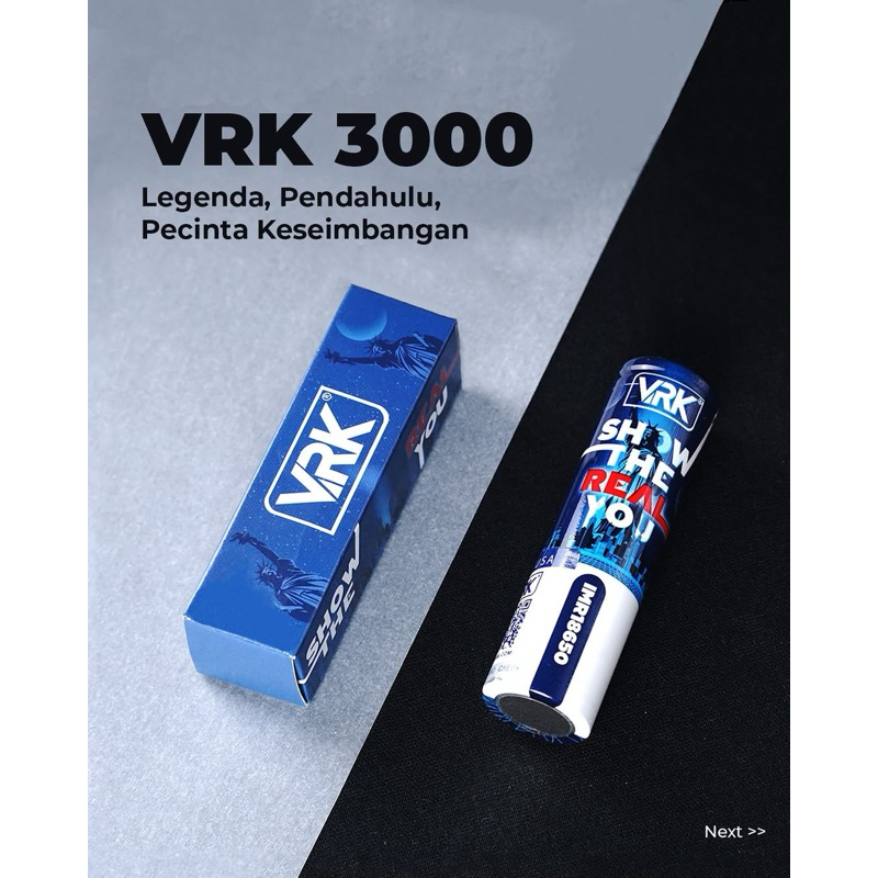 BATERAI VRK BIRU 3000MAH ORIGINAL AUTHENTIC