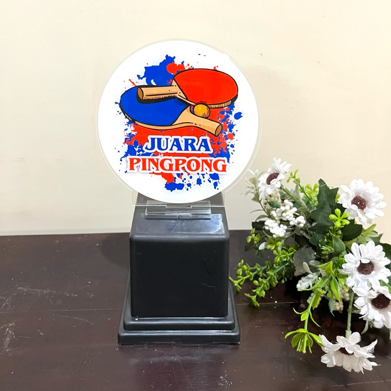 Piala Tenis Meja Piala Ping Pong Akrilik
