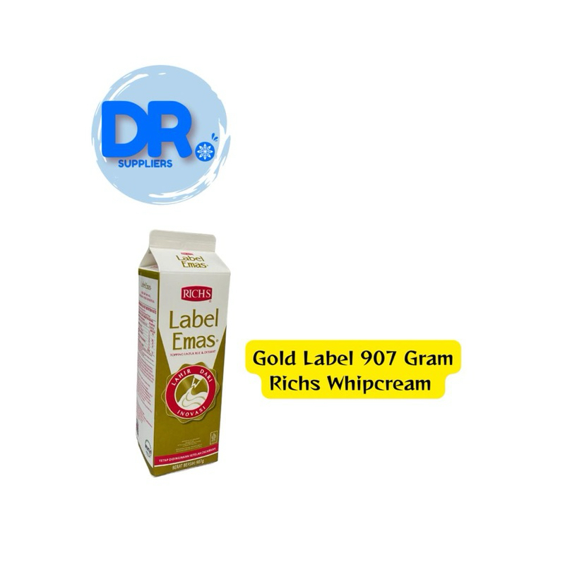 

Rich’s Whipping Cream Gold Label 907gr