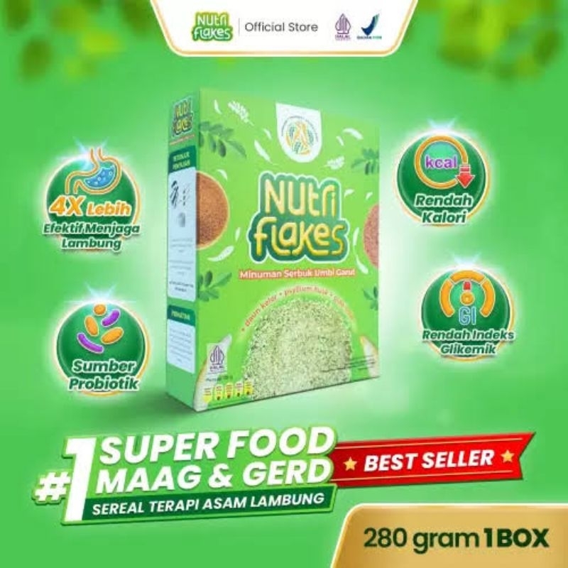 

1 BOX ASLI NUTRIFLAKES ASAM LAMBUNG DAN MAAG SEMBUH