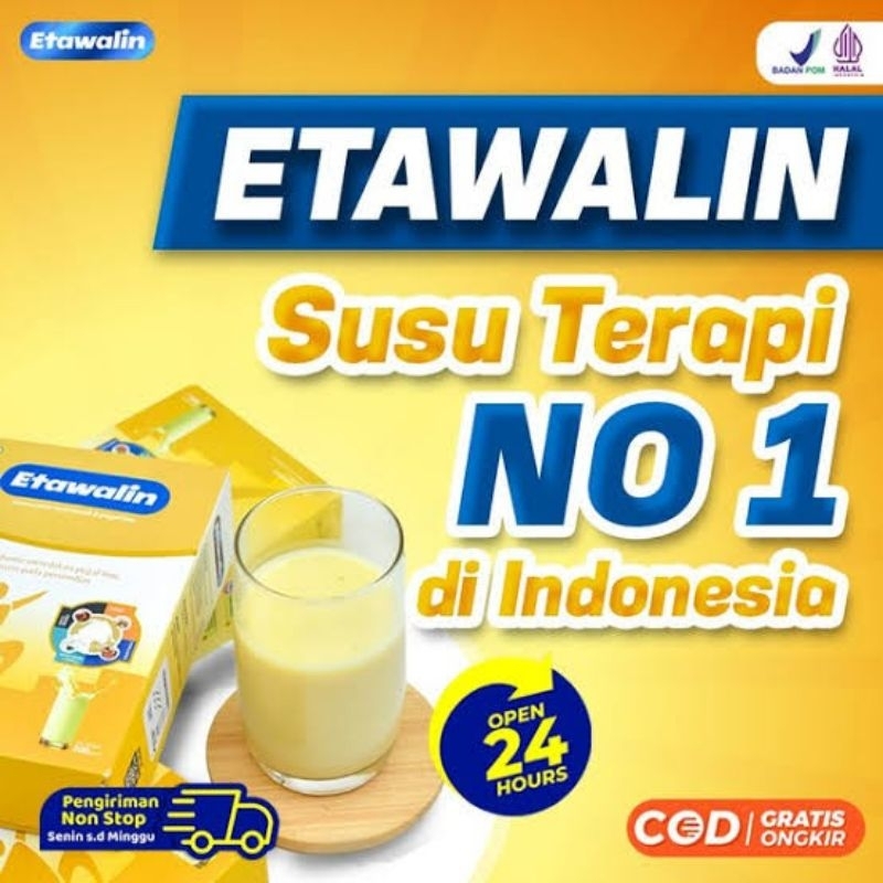 

Etawalin Susu Etawa Original Atasi Nyeri Sendi Dan Asam Urat Herbal BPOM