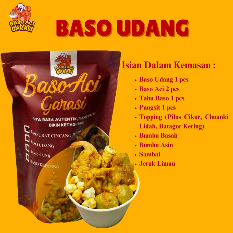 

(READY STOCK) BASO UDANG|BASO ACI GARASI|HALAL|FROZEN FOOD