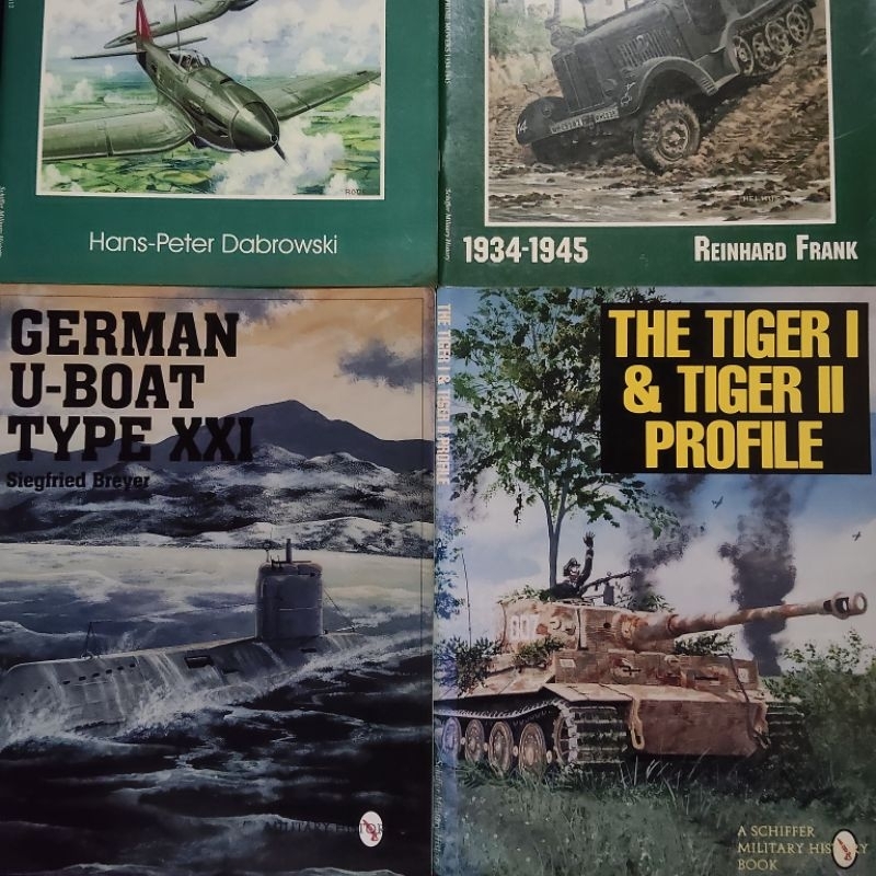 Buku Langka Original • Military History Tanks - Aircombat / Tiger Tank / Panzer Tank / U Boat Submar
