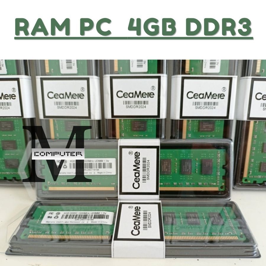 RAM Memory PC Komputer DDR3 4GB / RAM MEMORY DDR3 4GB PC KOMPUTER / Memory RAM PC Komputer DDR3 4GB 