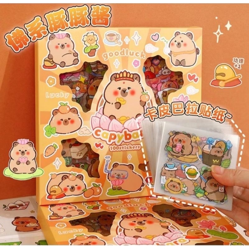 

STIKER MAINAN EDUKASI CAPYBARA SANRIO LOTSO LABUBU MOMO KUROMI ISI 100 LEMBAR