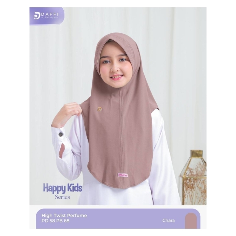 Jilbab anak HAPPY KIDS by DAFFI HIJAB/jilbab sekolah/jilbab pad anak