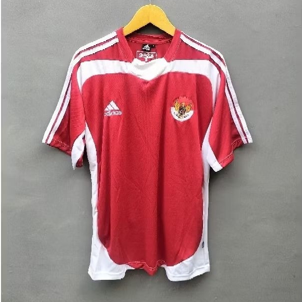 JERSEY TIMNAS INDONESIA HOME RETRO/VINTAGE/CLASSIC KUALIFIKASI PIALA DUNIA 2006 KUALITAS GRADE ORI T