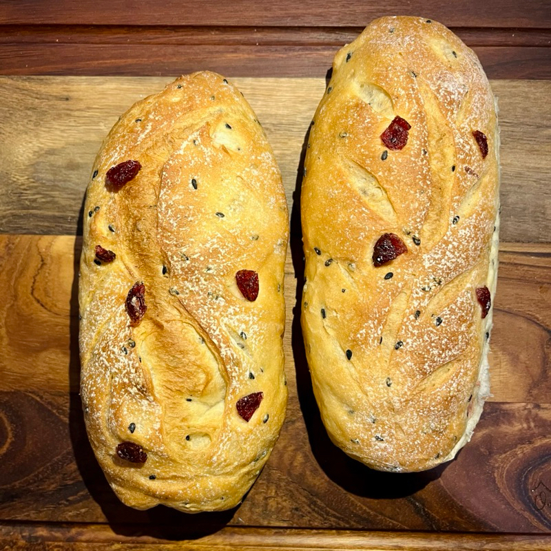 

Soft Sourdough Cranberry Cream Cheese