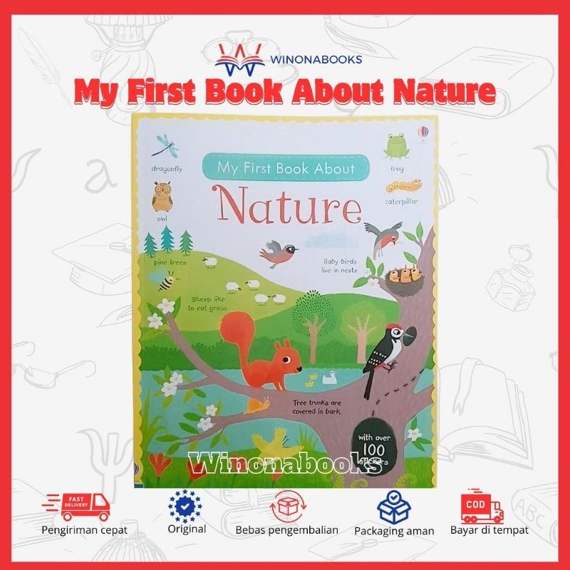 USBORNE STICKER BOOK - NATURE