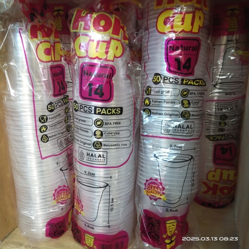 cup hok gelas 14 Oz