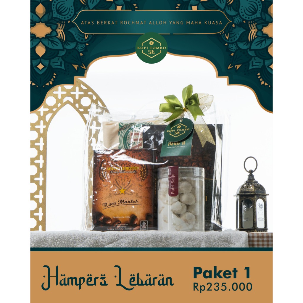 

HAMPERS IDUL FITHRI / LEBARAN - Kopi Tombo ST | (PRE ORDER) Hampers Ramadhan Eid Mubarak