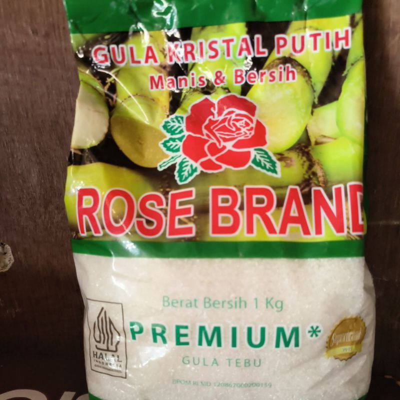 

gula rose brand 1 kg x 6