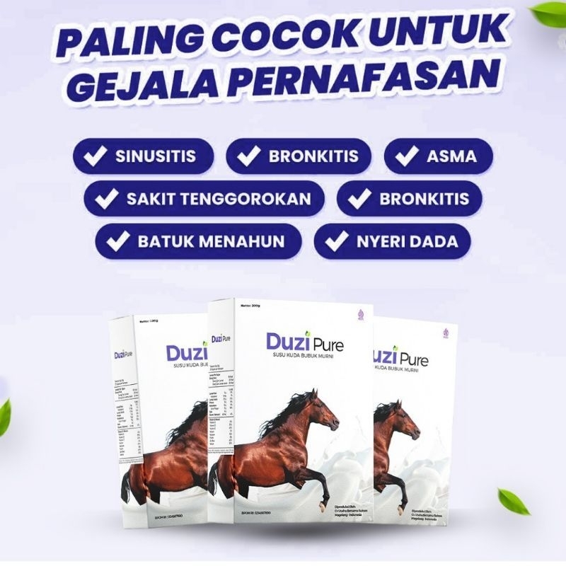 

BIGH_SHALE⭐⭐⭐⭐⭐Duzi Pure 100% Original Susu Kuda Lombok Tingkatkan Kepadatan & Kesehatan Tulang Sendi BPOM