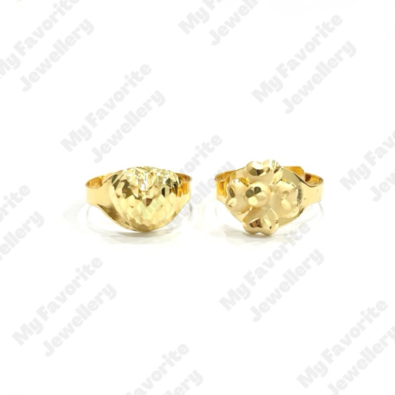 Cincin Anak Bayi Adjustable Sampai 3 Tahun EMAS ASLI Kadar 700 16K