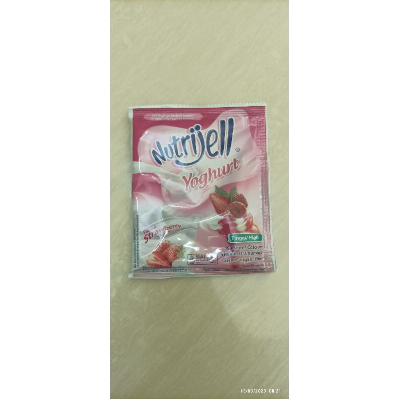 

Nutrijell Yogurt strawberry 35 gram
