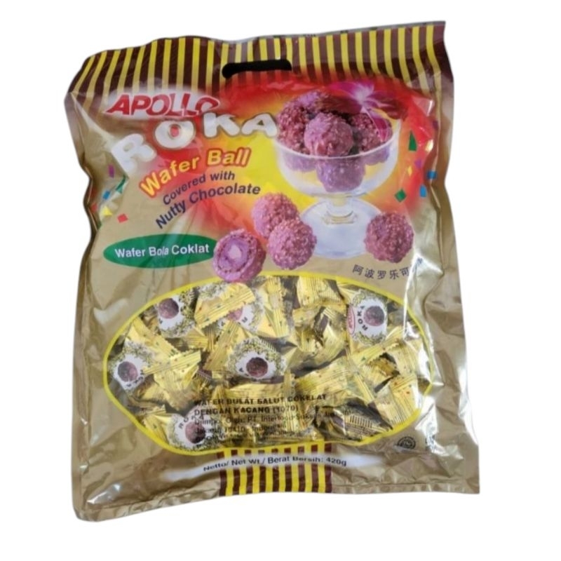 

Apollo Roka Wafer Ball Coklat 420g