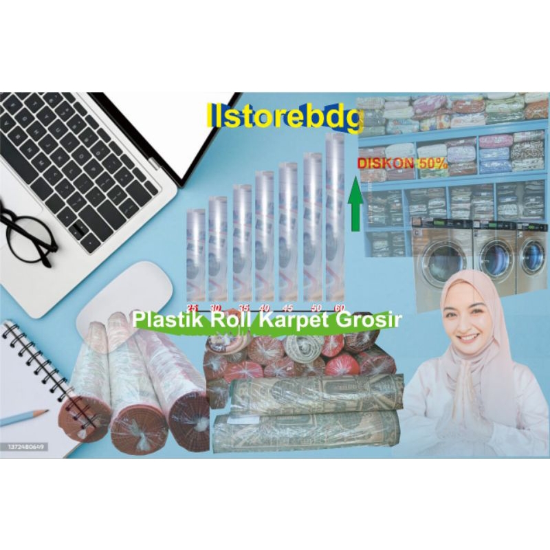 plastik rol laundry ukuran komplit dari pabrik