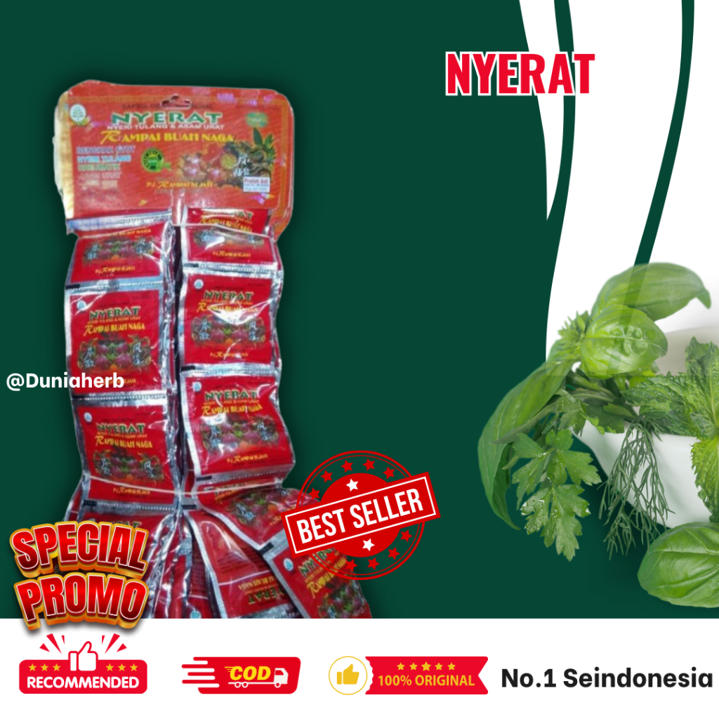 

Kapsul Nyerat Renceng 20 Sachet Original