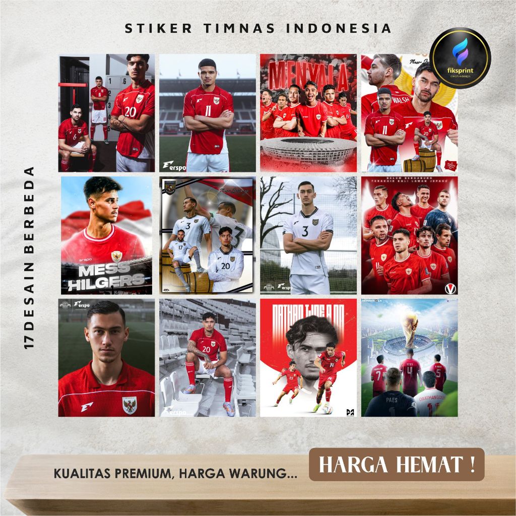 

Stiker Timnas Indonesia New Jersey Erspo (1 pack isi 42 pcs)
