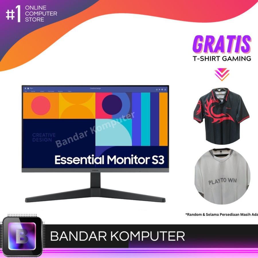 Monitor SAMSUNG S24C330 100Hz IPS FHD S3 24C330 FreeSync LS24C330