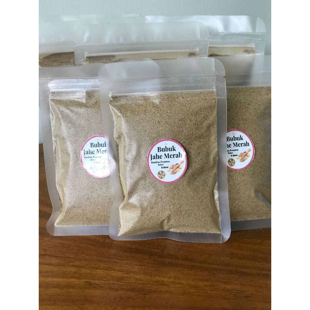 

Jahe Merah Bubuk Asli 100% Fresh Murni Tanpa Campuran