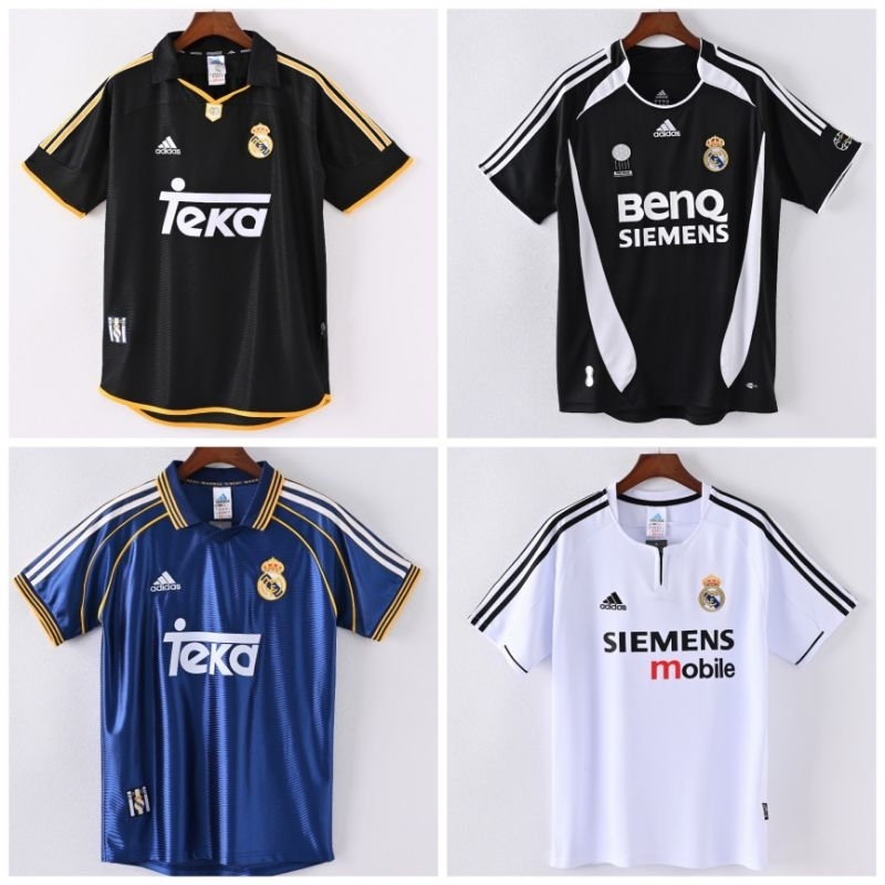 LIVE 2 RETRO KATALOG BAJU BOLA JERSEY REAL MADRID 3RD RETRO 1996 1997 JERSEY RETRO MADRID HOME 2008 