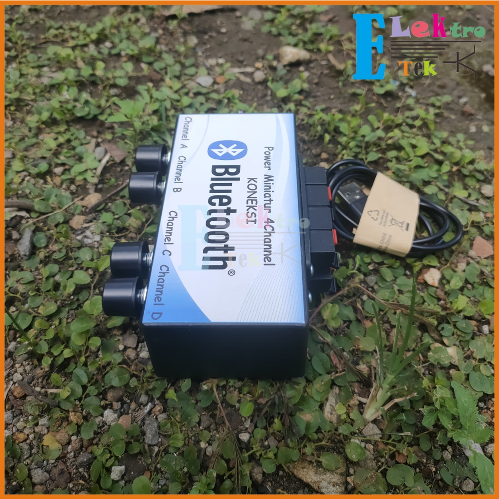 Power Mini Amplifier 4 Channel Stereo 5 Volt bluetooth Rakitan Miniatur Sound Sistem Full Bass