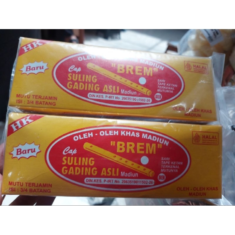

Brem madiun 2 biji ..isi @ 3-4 batang