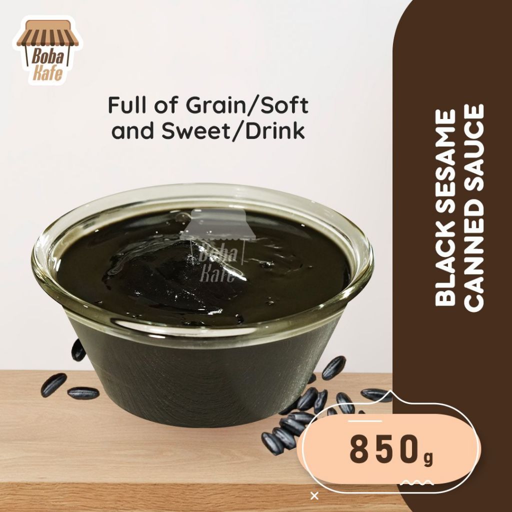 

Doking - Canned Black Sesame Sauce 850gr - Saus Kental Wijen Hitam Siap Pakai